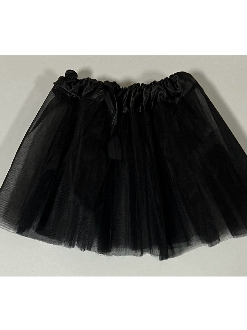 Black Costume Cosplay Halloween Princess Fairy Tutu Mini Skirt Bottoms O/S 🖤✨